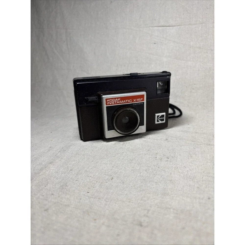 Kodak Instamatic X-15F Vintage 126 Film Camera USA Retro Vintage Untested